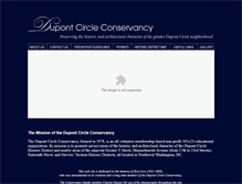 Tablet Screenshot of dupontcircleconservancy.org